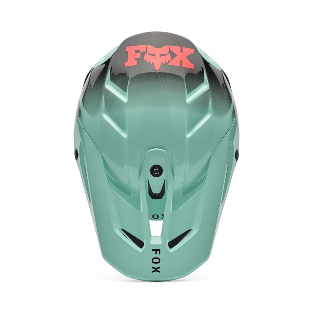 FOX V3 DRIP Motocross Helm Turquoise