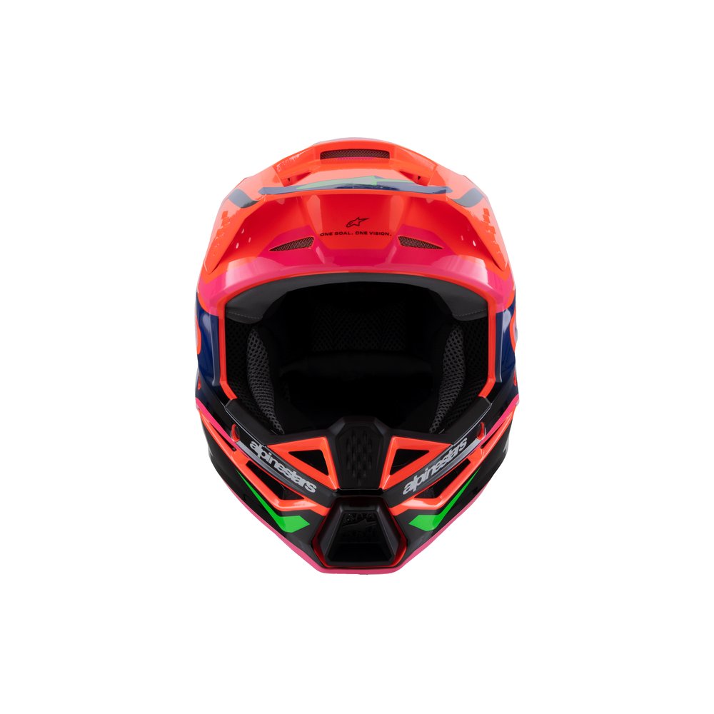 ALPINESTARS Supertech M3 Deegan Youth Monster Kinder Motocross Helm orange lila pink ALPINESTARS Supertech M3 Deegan Youth Monster Kinder Motocross Helm orange lila pink
