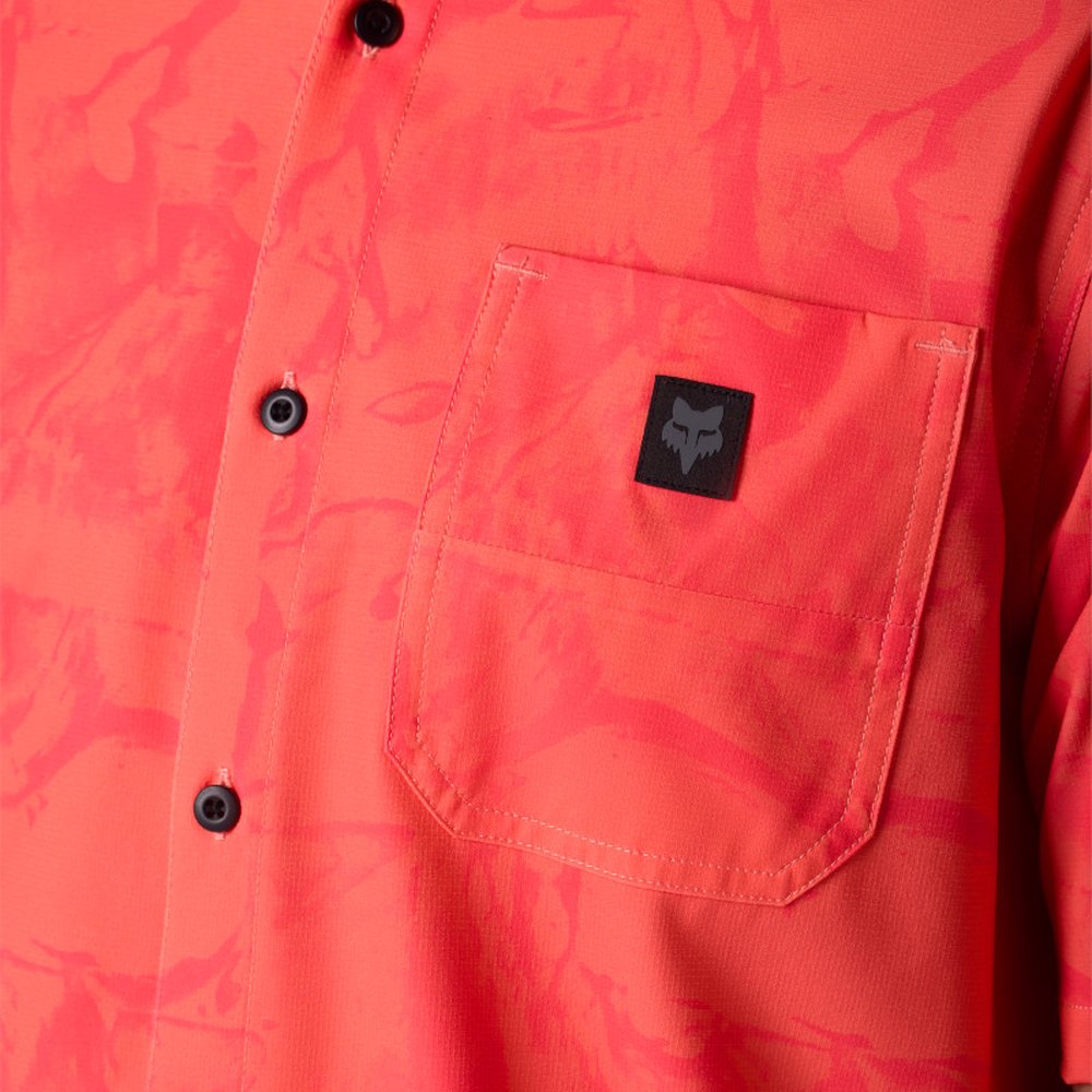FOX RANGER SS WOVEN JERSEY Hemd Dark Orange