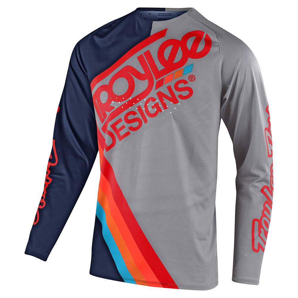 TROY LEE DESIGNS SE Pro Tilt Motocross Jersey blau grau