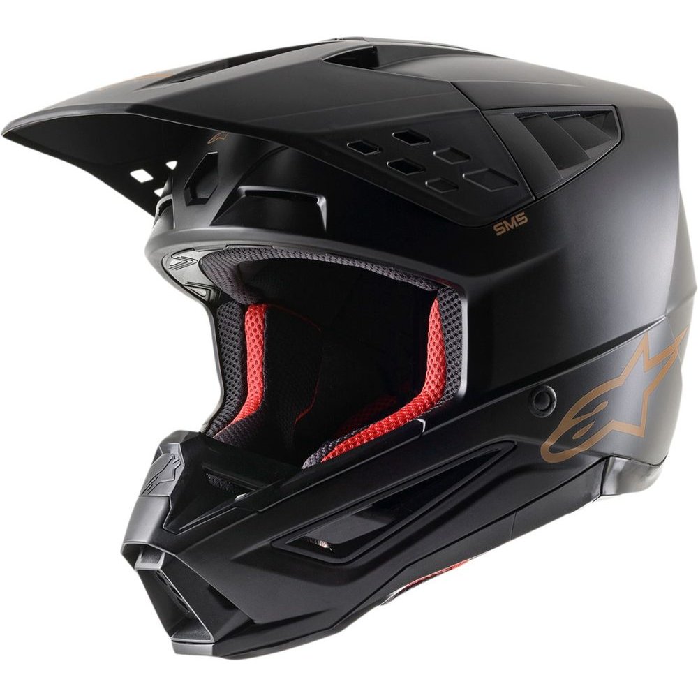 ALPINESTARS SM5 Motocross Helm schwarz braun