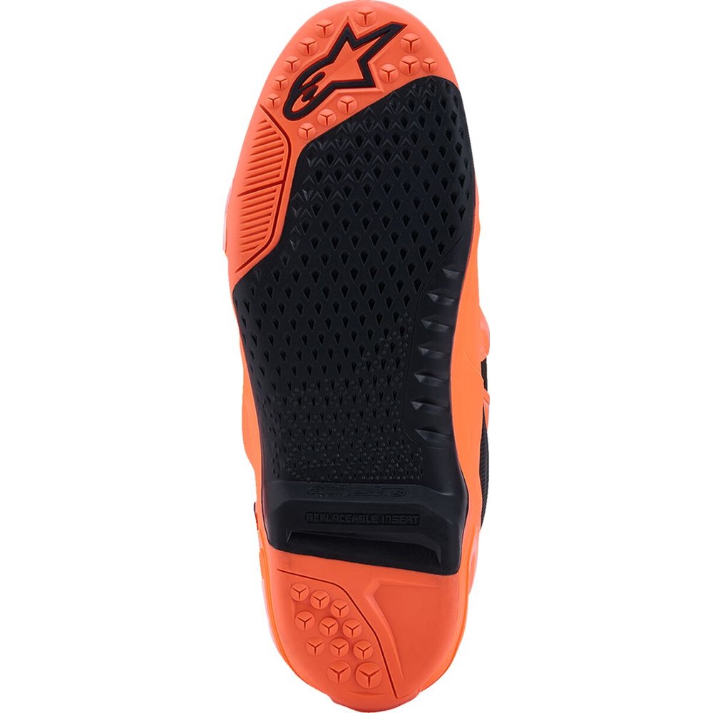 ALPINESTARS Tech 10 Supervented belüftete Motocross Stiefel neon orange/schwarz/weiss