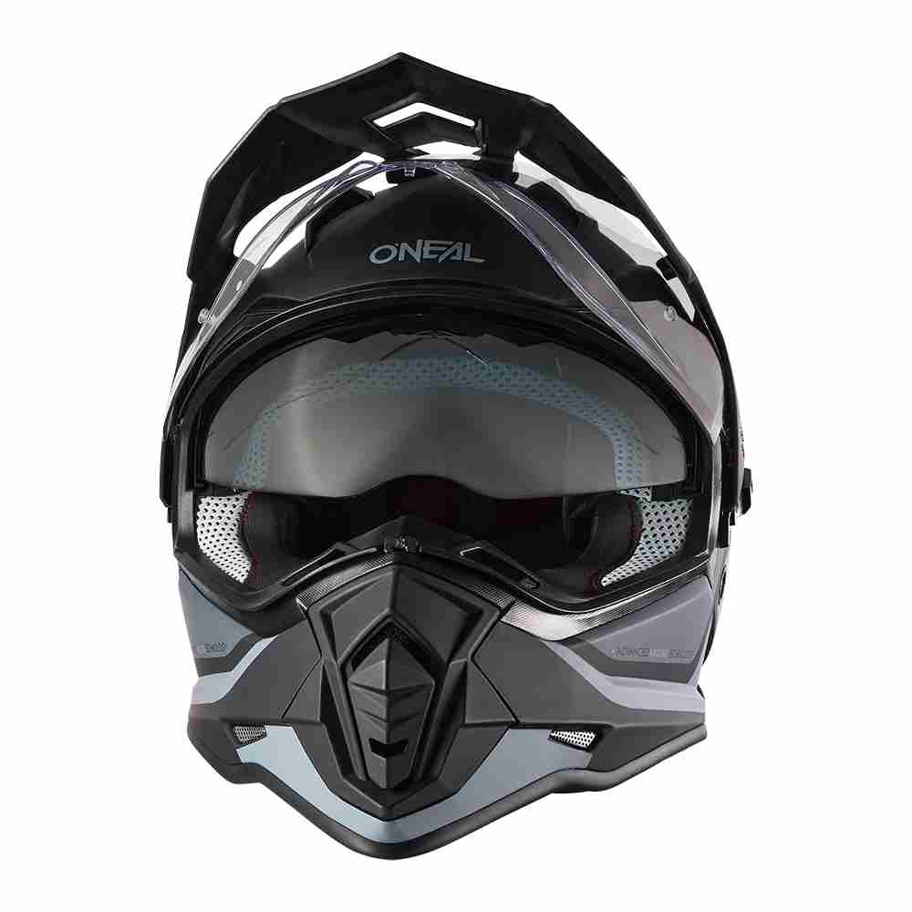 ONEAL Sierra R Enduro Motorrad Helm schwarz grau