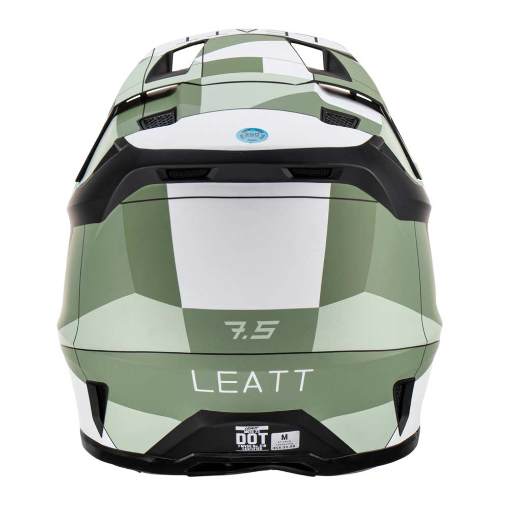 LEATT 7.5 Motocross Helm mit Brille cactus