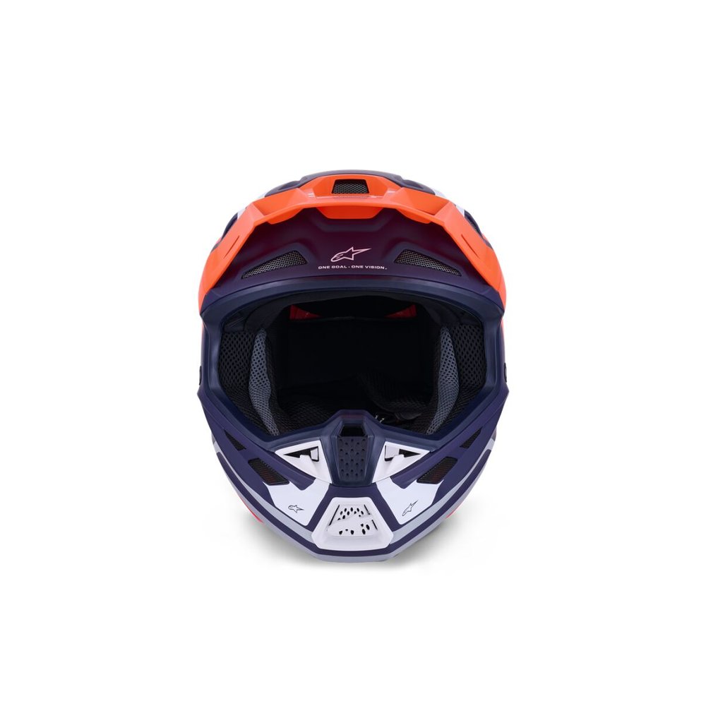 ALPINESTARS Supertech M7 Core Motocross Helm orange/blau