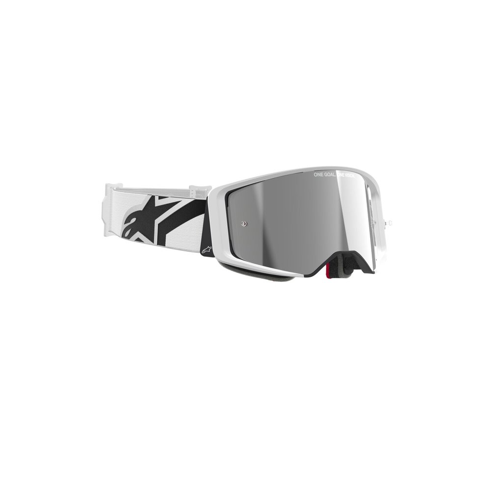ALPINESTARS Supertech Corp Absolute Vision Brille weiss silber verspiegelt