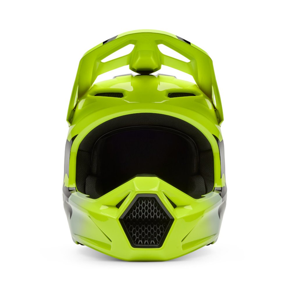 FOX V1 SHIELD Motocross Helm Neon Gelb