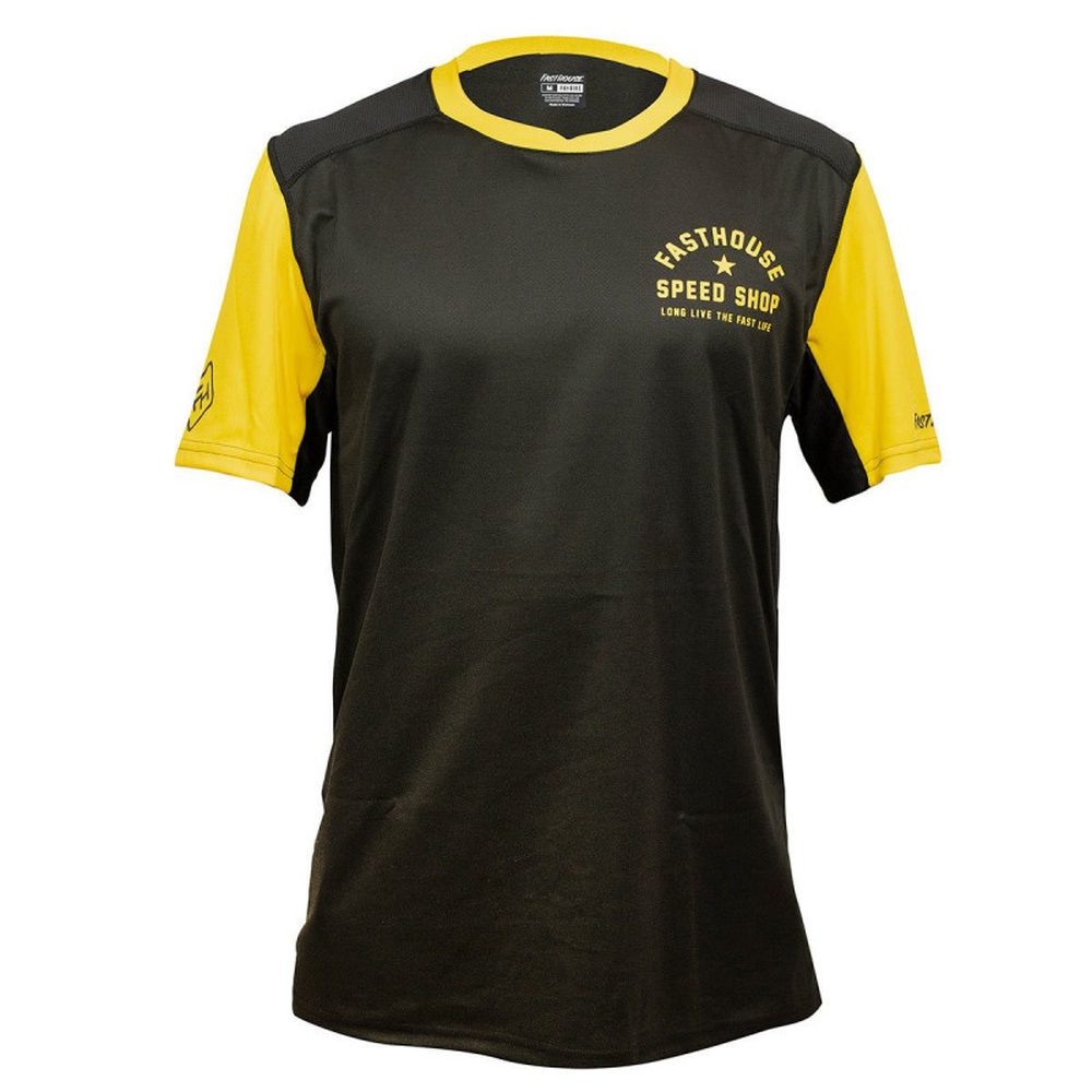 FASTHOUSE Alloy Star kurzärmliges MTB Jersey schwarz gold FASTHOUSE Alloy Star kurzärmliges MTB Jersey schwarz gold