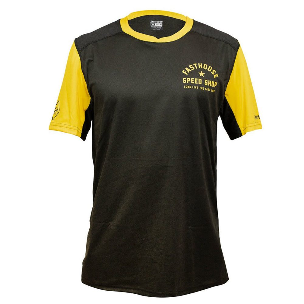 FASTHOUSE Alloy Star kurzärmliges MTB Jersey schwarz gold