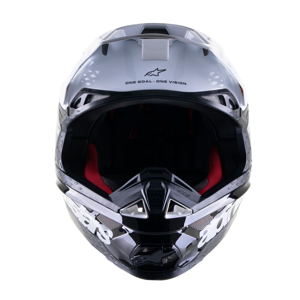 ALPINESTARS Supertech M8 Radium 2 Motocross Helm schwarz weiss