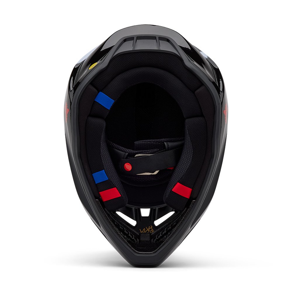 FOX V3 SEVENTY4 Motocross Helm Schwarz