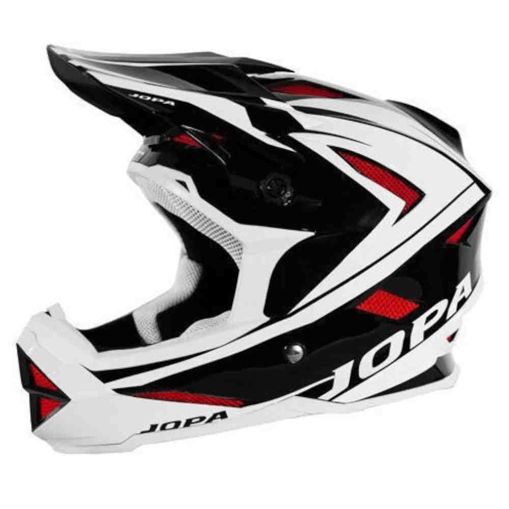 JOPA Hunter Helm schwarz rot weiss