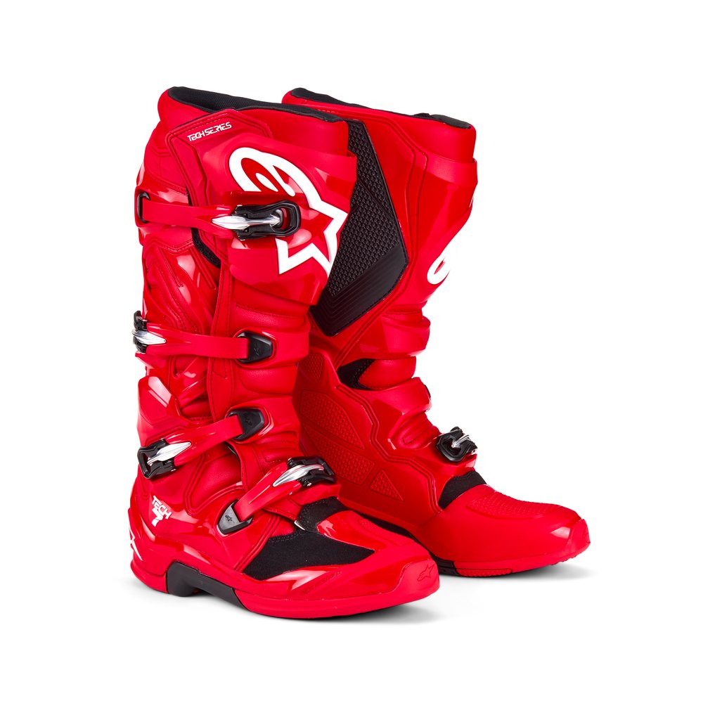 ALPINESTARS Tech 7 Motocross Stiefel hell rot ALPINESTARS Tech 7 Motocross Stiefel hell rot