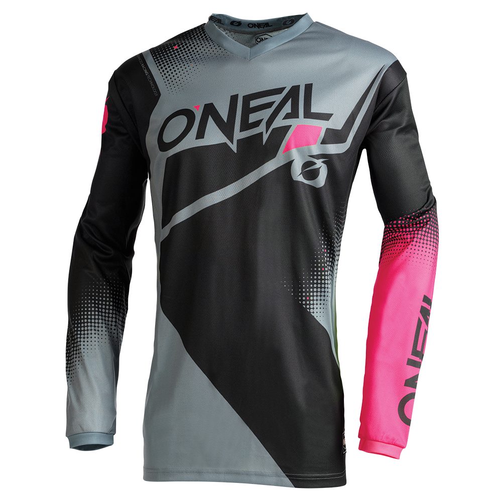 ONEAL Element Women Racewear V.22 MX Frauen Jersey schwarz grau pink