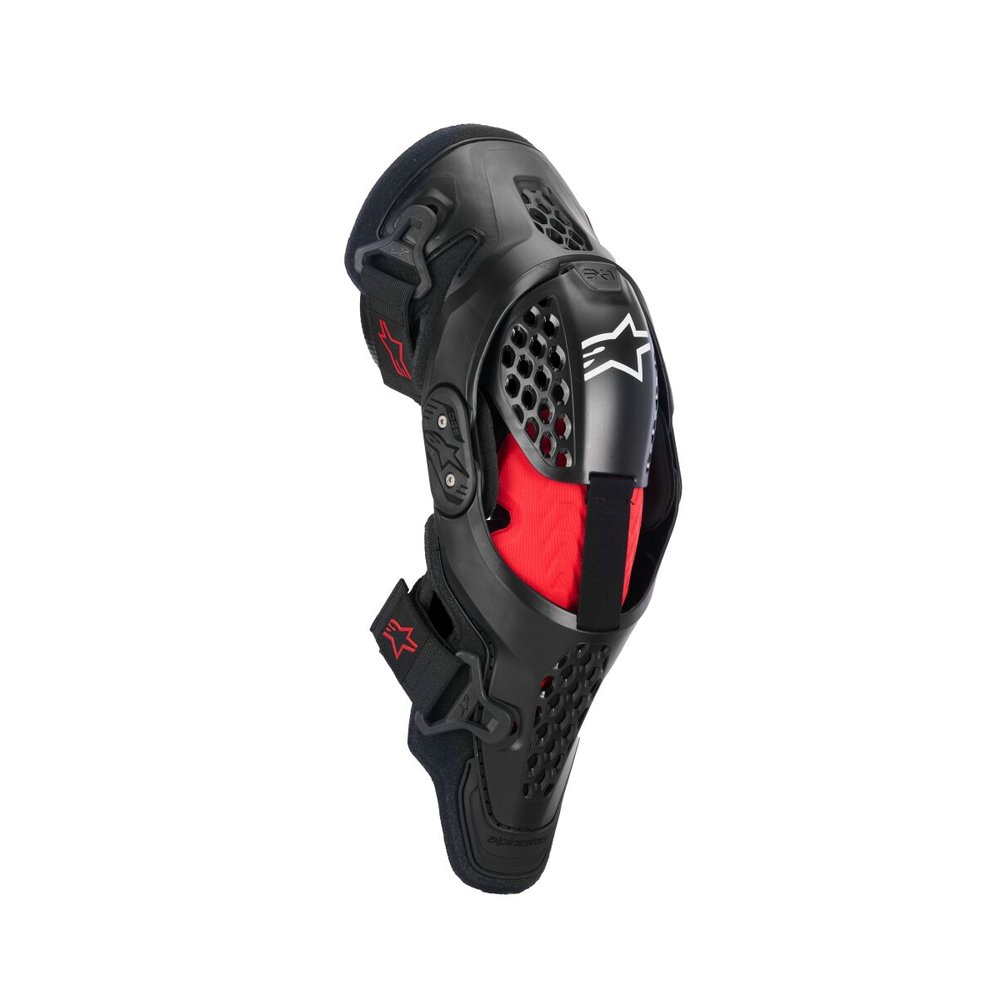 ALPINESTARS Grot SX-1 Plasma Knieprotektoren schwarz/rot/grau