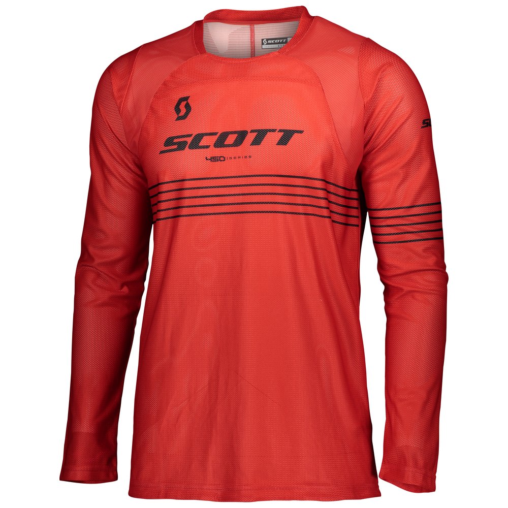 SCOTT 450 Angled Light Jersey rot schwarz SCOTT 450 Angled Light Jersey rot schwarz