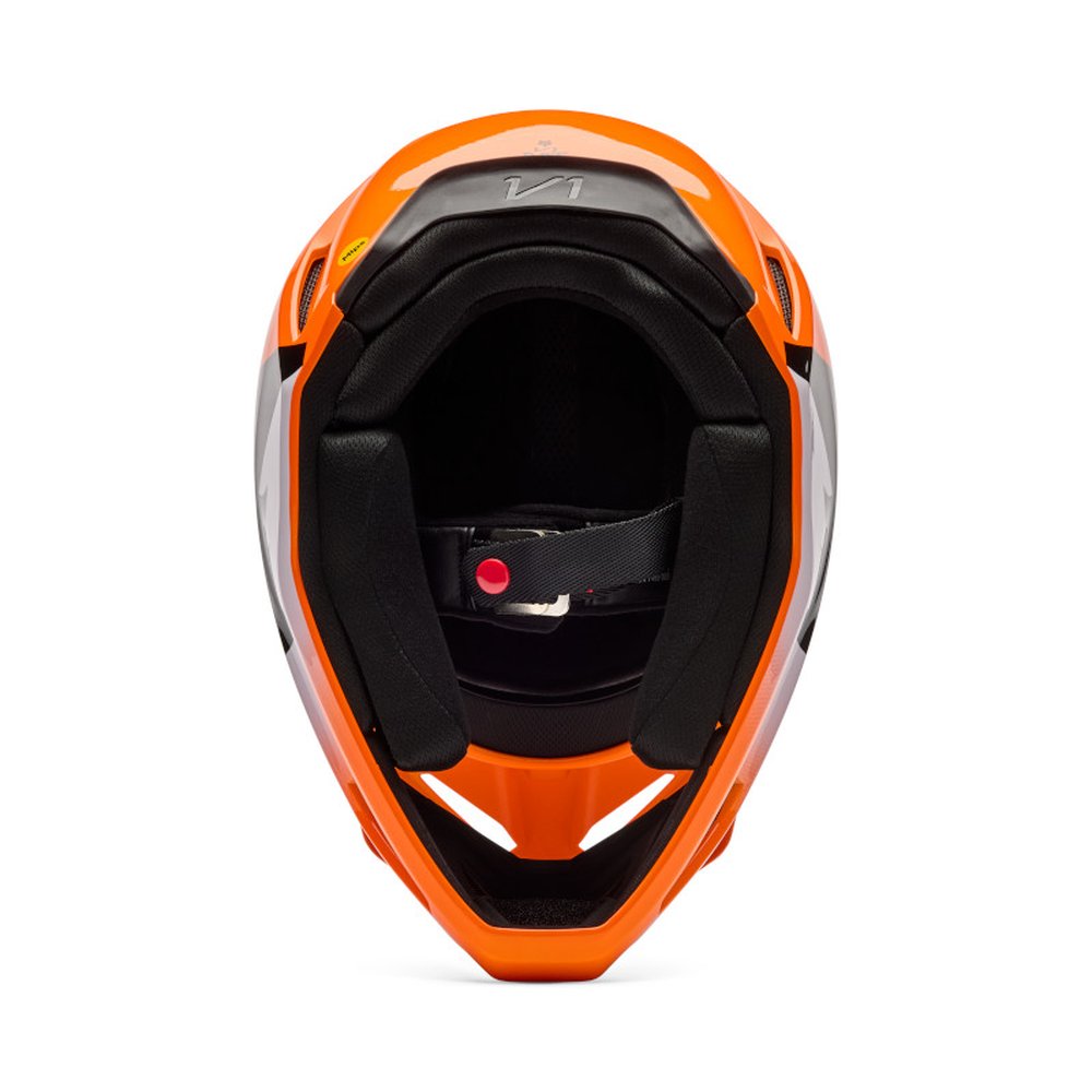 FOX YOUTH V1 SHIELD HELMET Motocross Helm für Kinder Neon Orange