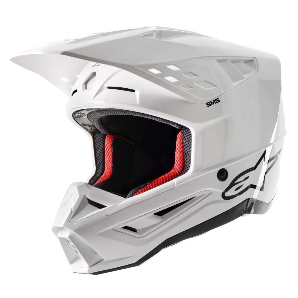 ALPINESTARS Motocross Helm SM5 Solid weiss