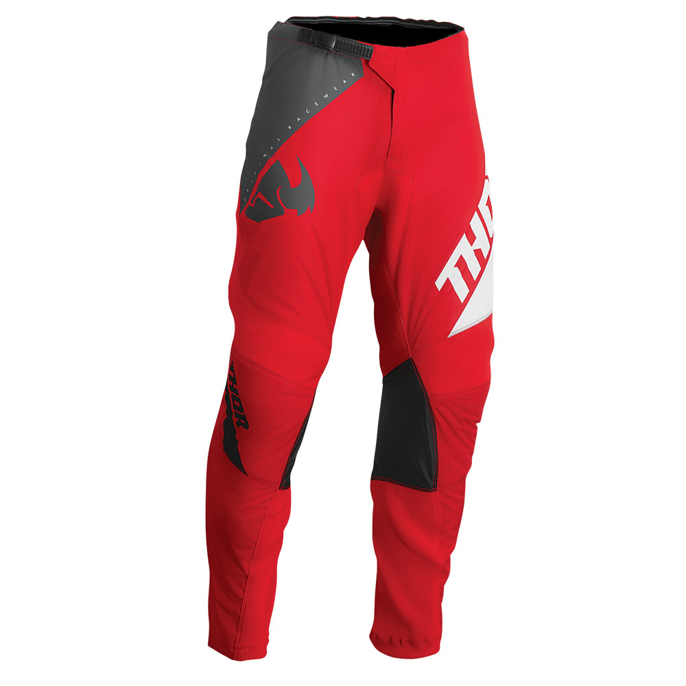 THOR Sector Youth Edge Motocross Hose rot weiss