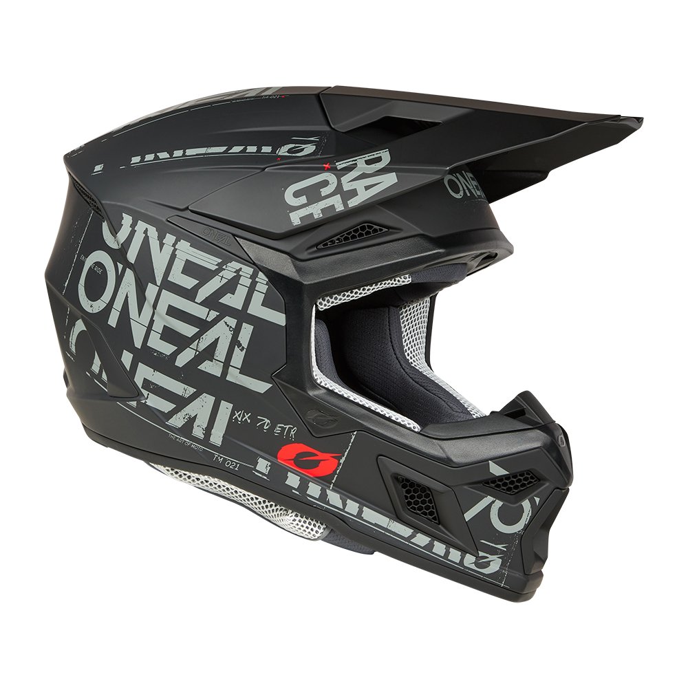 ONEAL 3SRS Motocross Helm Static schwarz grau ONEAL 3SRS Motocross Helm Static schwarz grau