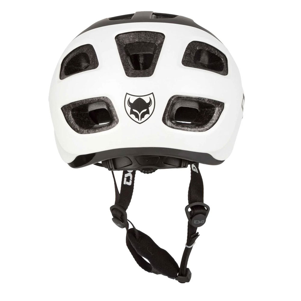 TSG Seek Graphic Design MTB Helm block weiss schwarz