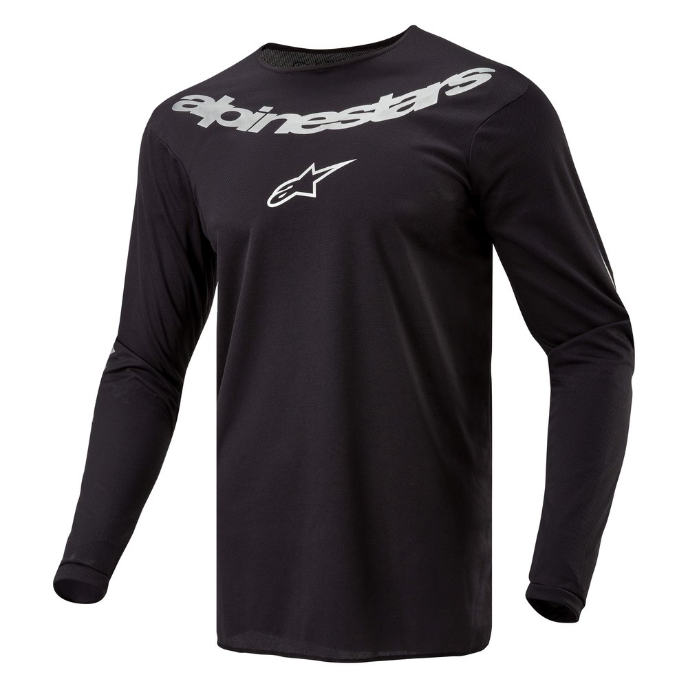 ALPINESTARS Fluid Graph Jersey schwarz silber ALPINESTARS Fluid Graph Jersey schwarz silber