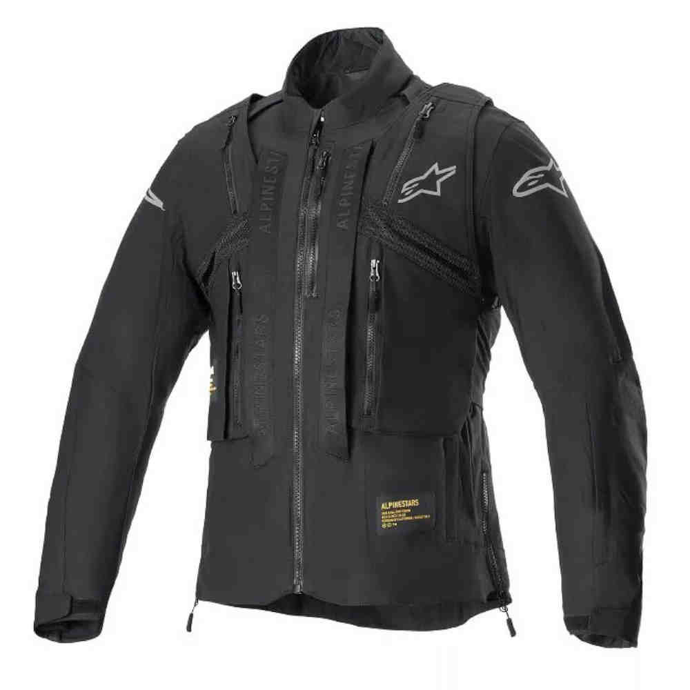 ALPINESTARS Techdura Enduro Jacke schwarz silber ALPINESTARS Techdura Enduro Jacke schwarz silber
