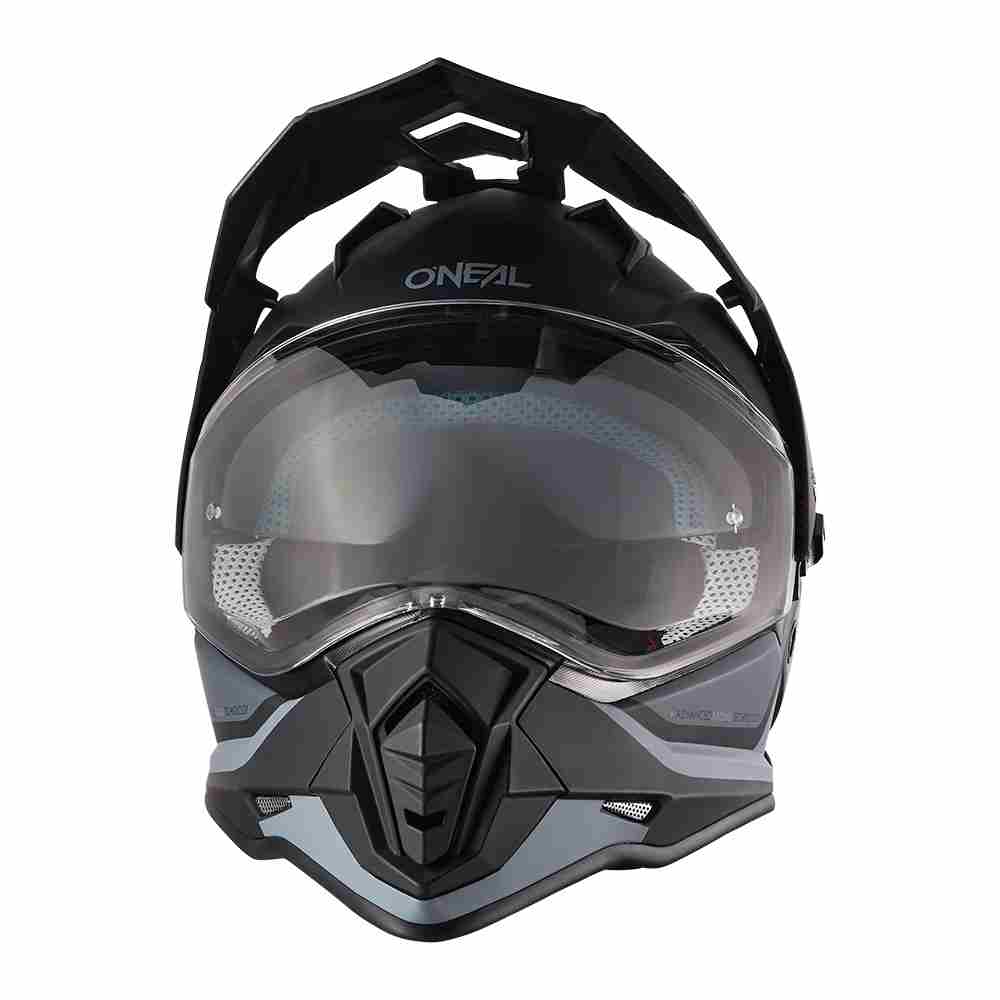 ONEAL Sierra R Enduro Motorrad Helm schwarz grau