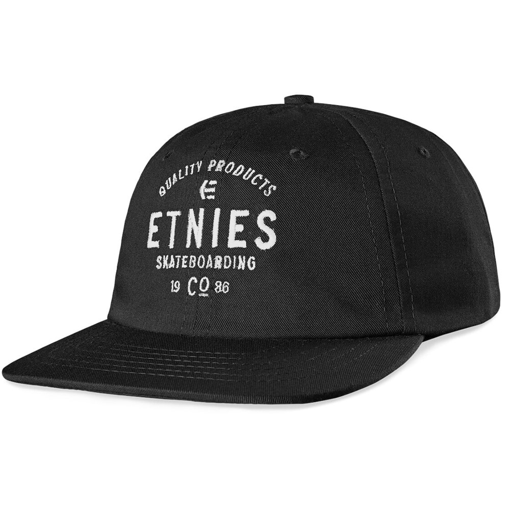 ETNIES Skate Co Strapback Kappe schwarz