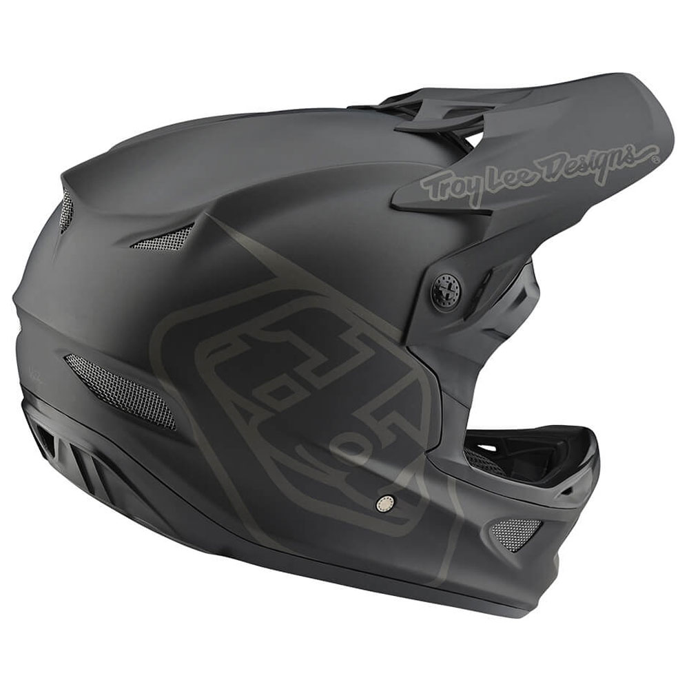 TROY LEE DESIGNS D3 Fiberlite Mono MTB Helm schwarz