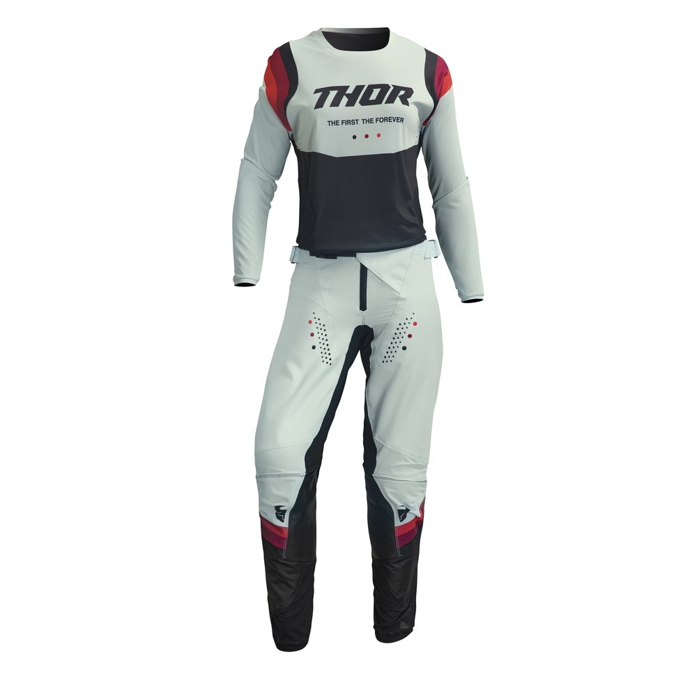 THOR Pulse Rev Women Frauen MX MTB Jersey schwarz mint