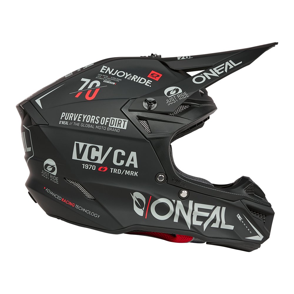 ONEAL 5SRS Polyacrylite Helm Brand schwarz/grau ONEAL 5SRS Polyacrylite Helm Brand schwarz/grau