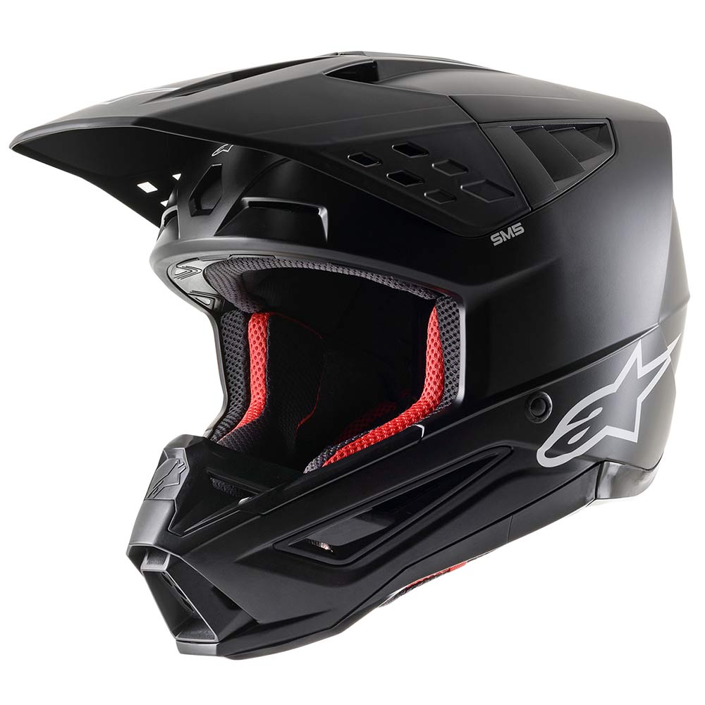 ALPINESTARS Supertech M5 Solid Motocross Helm schwarz