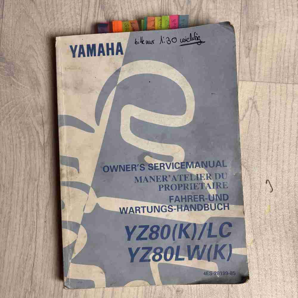 YAMAHA YZ80(K)/LC YZ80LW(K) 1998 4ES-28199-85 Motorrad-Handbuch gebraucht
