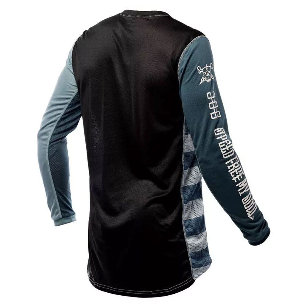 FASTHOUSE Grindhouse Akuma MX MTB Jersey indigo FASTHOUSE Grindhouse Akuma MX MTB Jersey indigo
