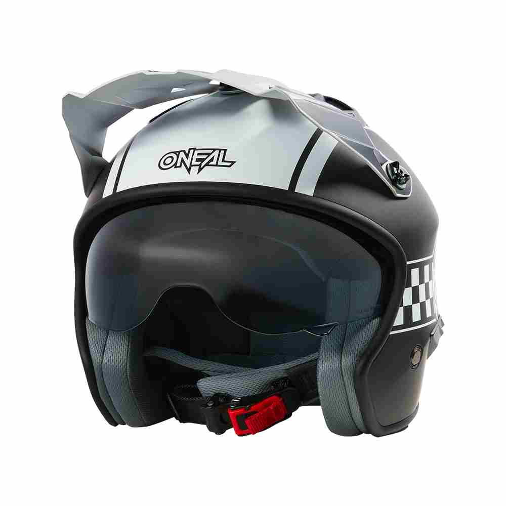 ONEAL Volt Cleft Trial Motorrad Helm schwarz weiss