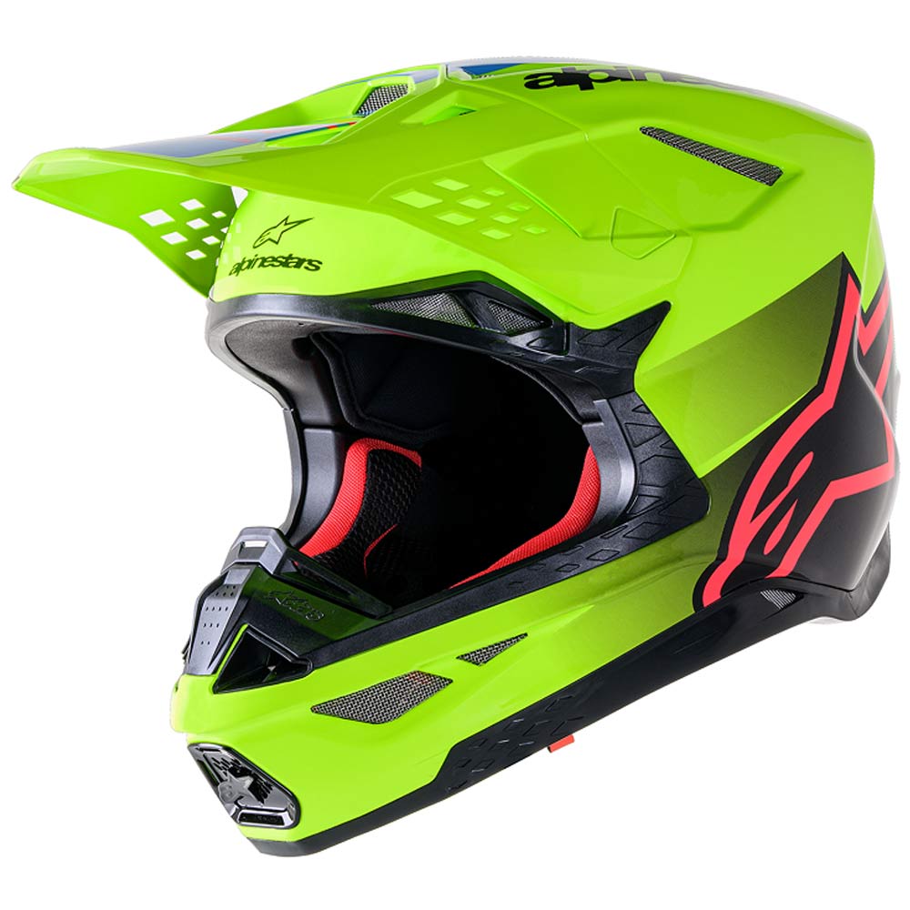 ALPINESTARS Supertech M10 Unit Motocross Helm gelb schwarz