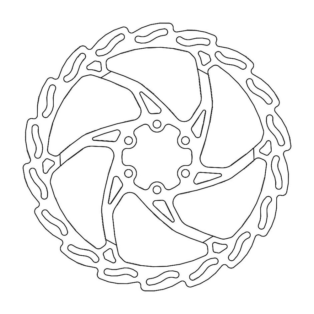 MOTO-MASTER Bremsscheibe Flame MTB 180X1.8