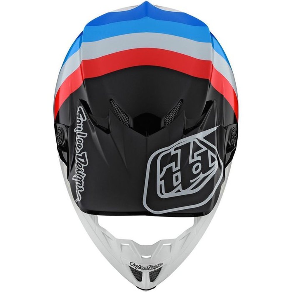 TROY LEE DESIGNS SE4 Mirage Motocross Helm schwarz weiß