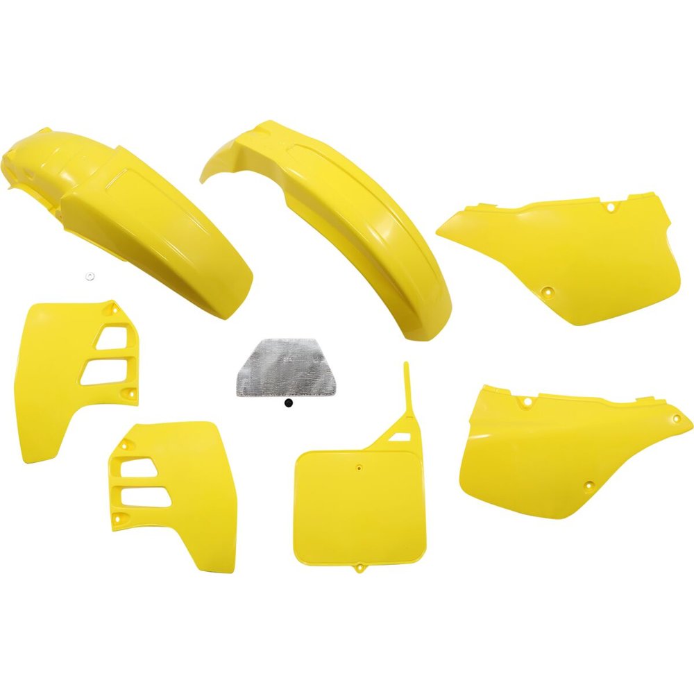 UFO Komplettes Karosserie-Kit Plastikteile Suzuki RM250 89-91 gelb