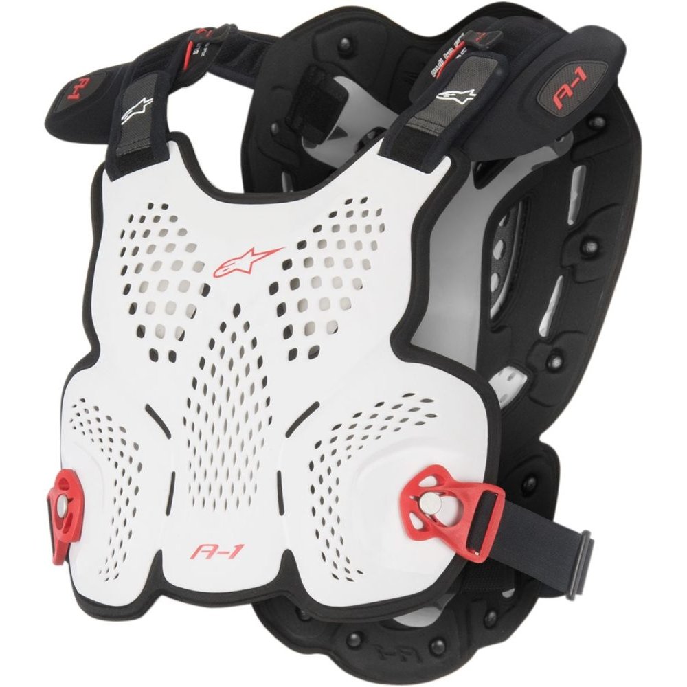 ALPINESTARS A-1 MX MTB Brustprotektor weiss schwarz