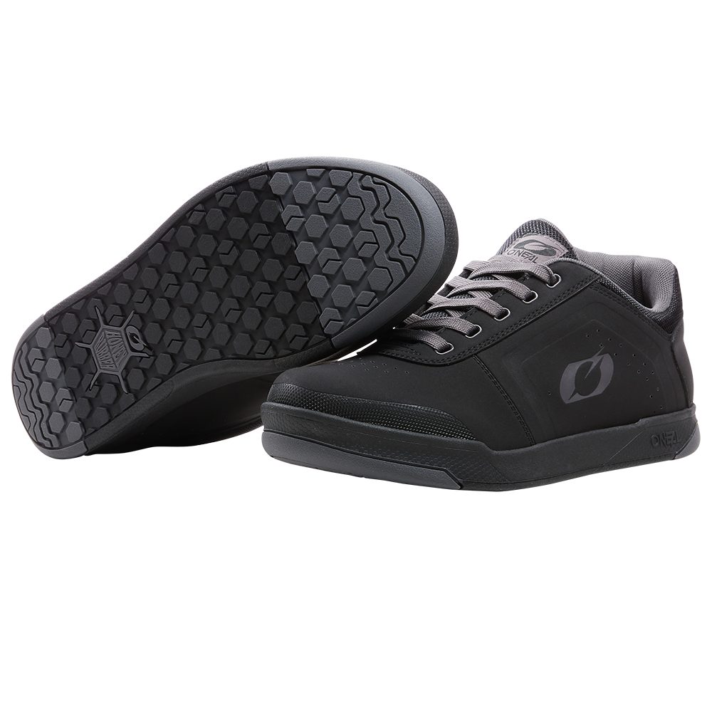 ONEAL Pinned Pro Flat V.22 MTB Schuhe schwarz grau ONEAL Pinned Pro Flat V.22 MTB Schuhe schwarz grau