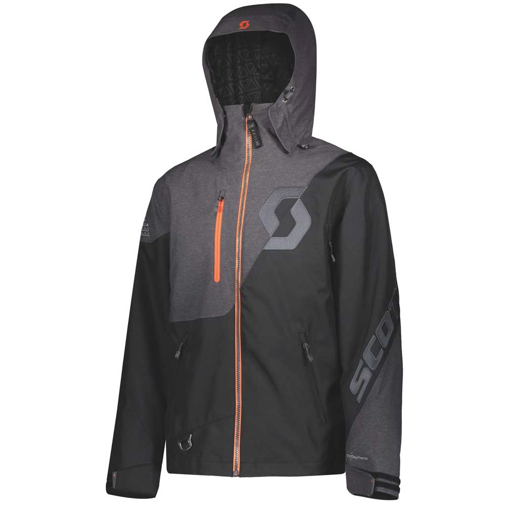 SCOTT Jacke Move Dryo melange grau/schwarz SCOTT Jacke Move Dryo melange grau/schwarz