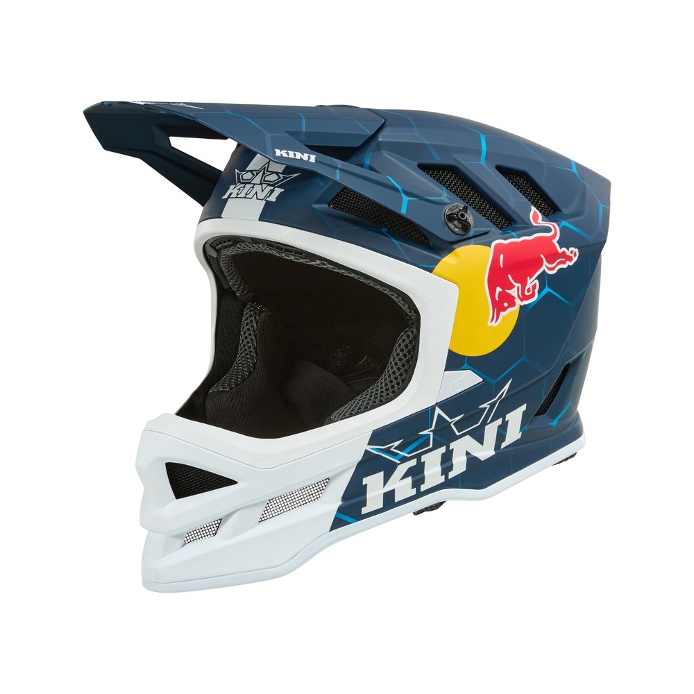 KINI RED BULL DHC MTB Helm 1.0 blau/weiss KINI RED BULL DHC MTB Helm 1.0 blau/weiss