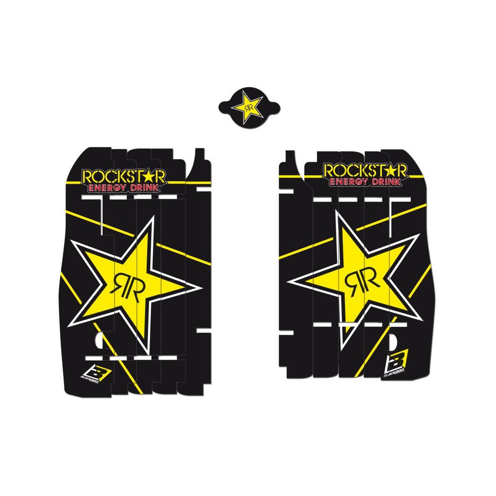BLACKBIRD RACING Rockstar Kühlerschutz-Aufkleber CRF