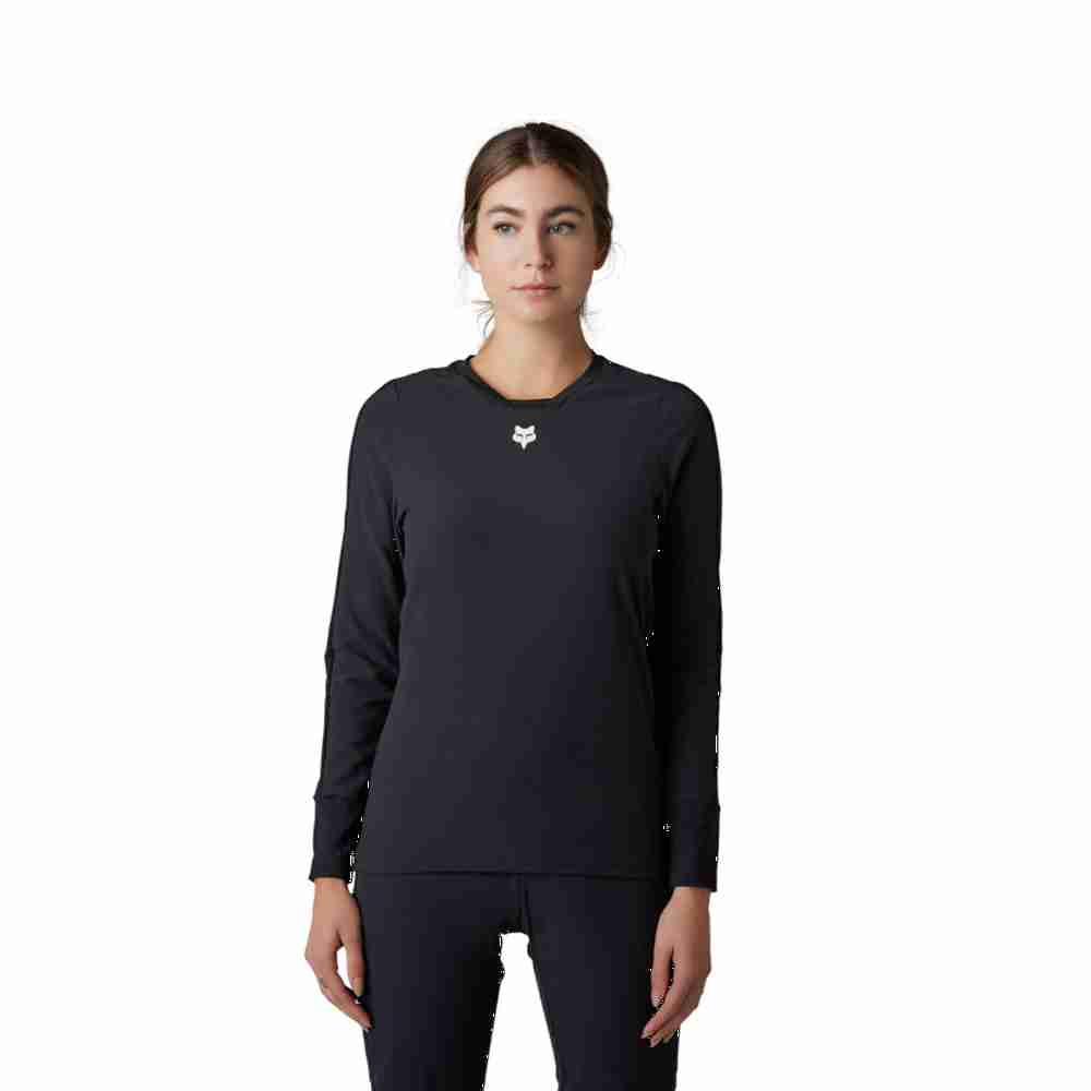 FOX WOMEN DEFEND THERMAL JERSEY Frauen Thermoshirt Schwarz