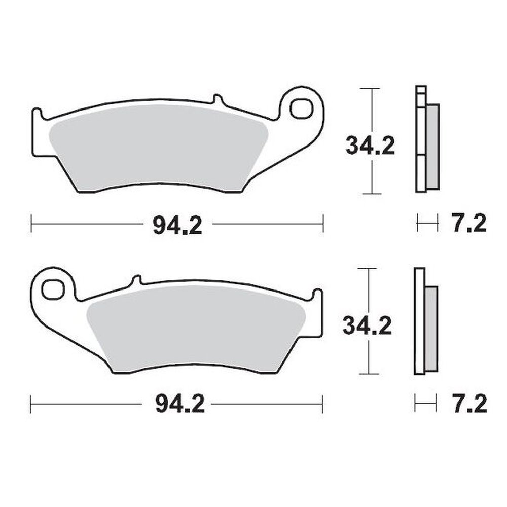 MOTO-MASTER Bremsbeläge Set Nitro Sporanget