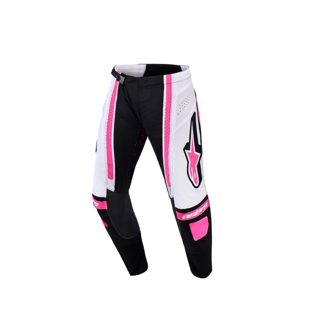 ALPINESTARS 4W Techstar Nomur Frauen Motocross Hose schwarz/weiss/Fuchsia