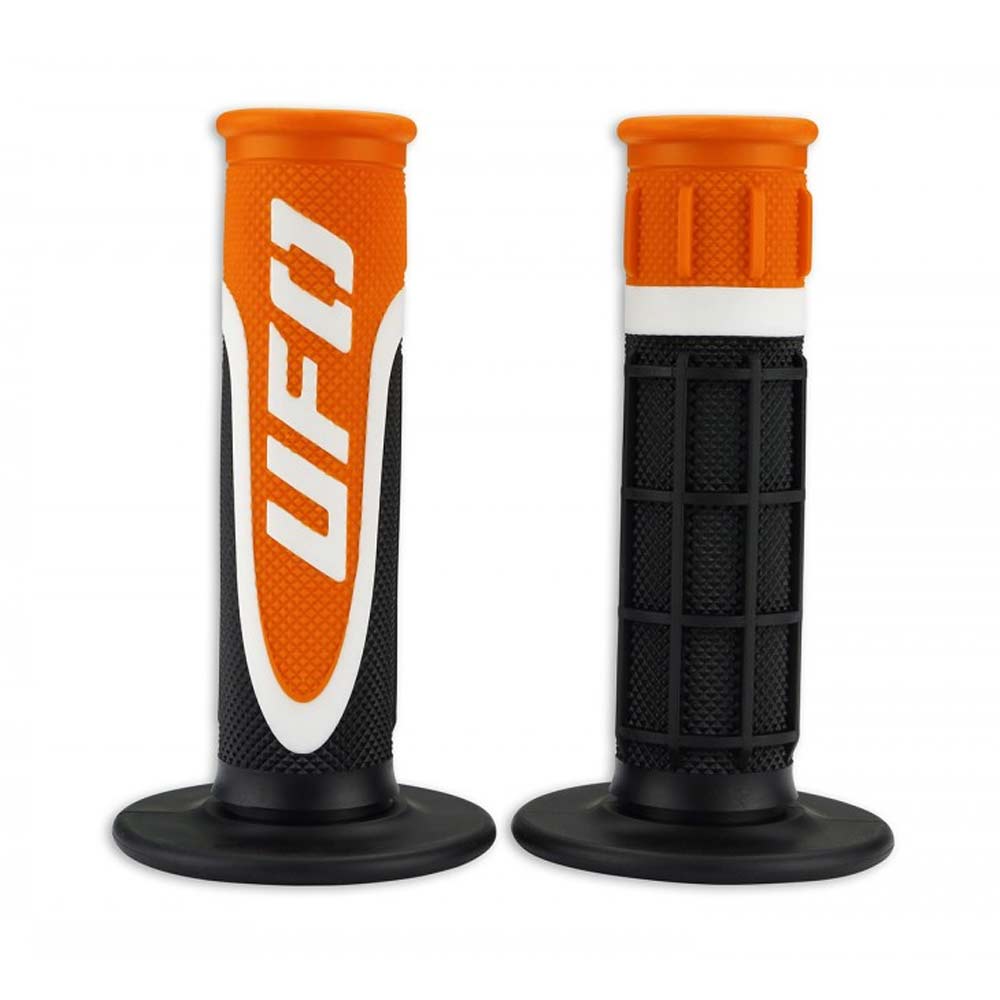 UFO Axiom Triple Density Motocross Griffe passend für KTM schwarz orange UFO Axiom Triple Density Motocross Griffe passend für KTM schwarz orange