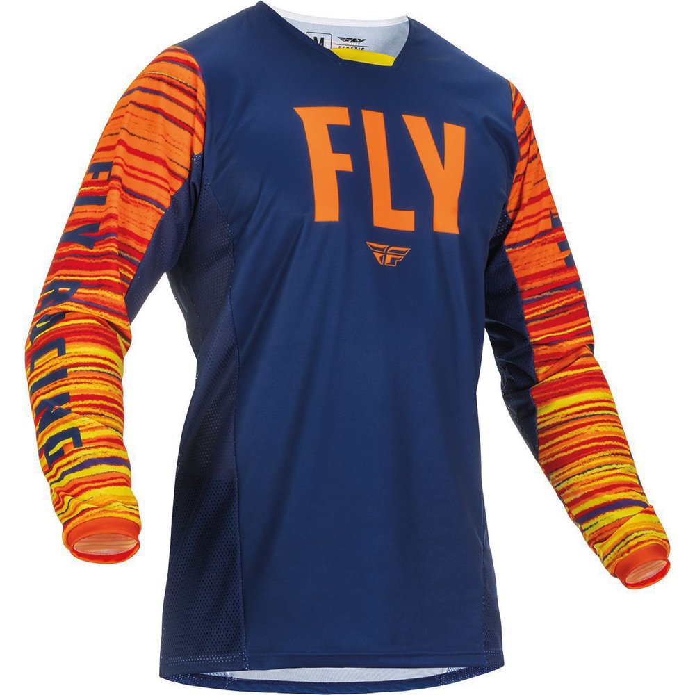 FLY Kinetic Wave MX MTB Jersey blau orange